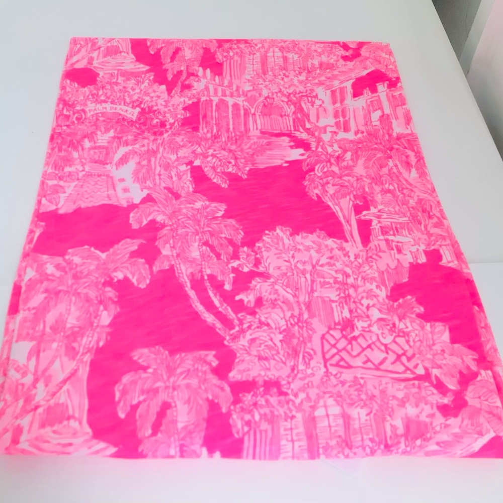 Lilly Pulitzer Etta V-Neck Top Rosie Pink PB Anniversary Toile NWT - Picture 4 of 6